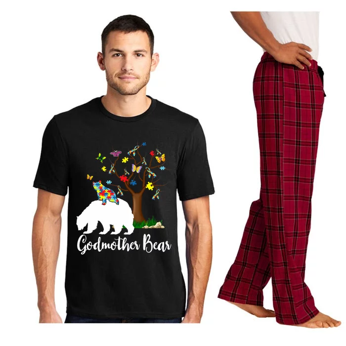 Godmother Bear Autism Awareness Love Support Pajama Set