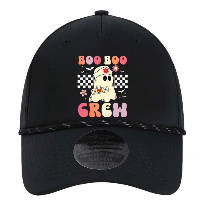 Groovy Boo Boo Crew Nurse Funny Ghost Women Halloween Nurse Performance The Dyno Cap