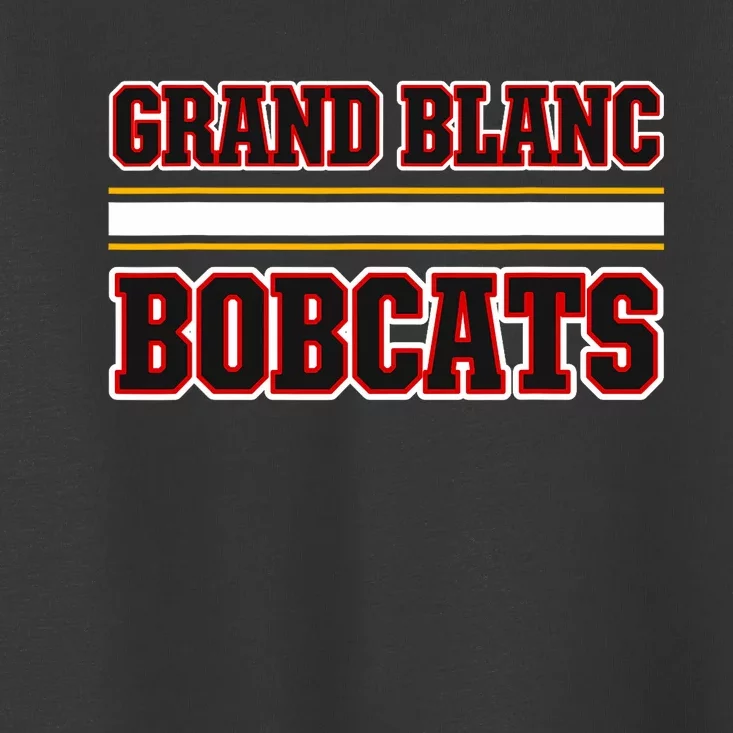 Grand Blanc Bobcats Horizontal Stripes Toddler T-Shirt