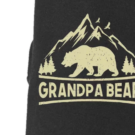 Grandpa Bear Bear Matching Family Camping Gift Doggie 3-End Fleece Hoodie