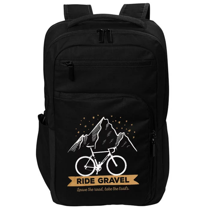 Gravel Bike Bikepacking and Cyclocross Bicyclist Impact Tech Backpack