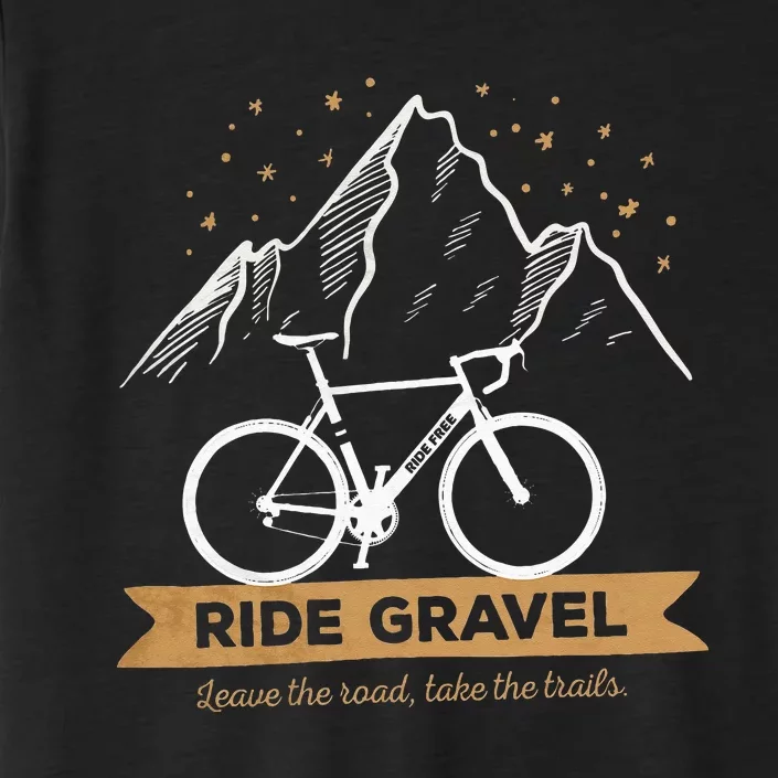 Gravel Bike Bikepacking and Cyclocross Bicyclist ChromaSoft Performance T-Shirt