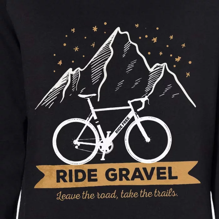 Gravel Bike Bikepacking and Cyclocross Bicyclist Womens California Wash Sweatshirt