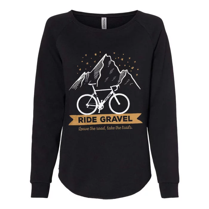 Gravel Bike Bikepacking and Cyclocross Bicyclist Womens California Wash Sweatshirt