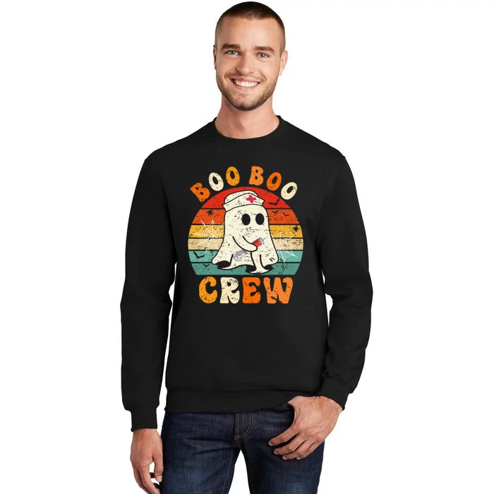 Groovy Boo Boo Crew Nurse Funny Ghost Halloween Nurse Sweatshirt