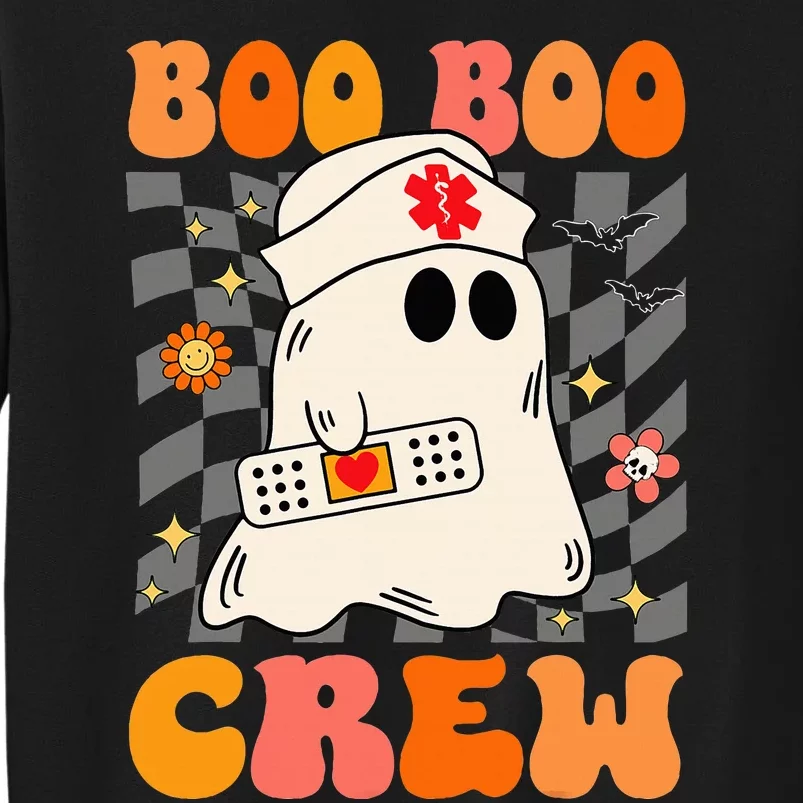 Groovy Boo Boo Crew Nurse Funny Ghost Halloween Nurse Sweatshirt