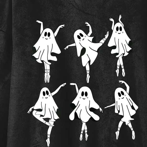 Ghost Ballerinas Ballet Dance Halloween Spooky Dance Teacher Hooded Wearable Blanket