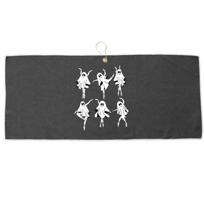 Ghost Ballerinas Ballet Dance Halloween Spooky Dance Teacher Large Microfiber Waffle Golf Towel