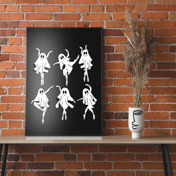 Ghost Ballerinas Ballet Dance Halloween Spooky Dance Teacher Poster