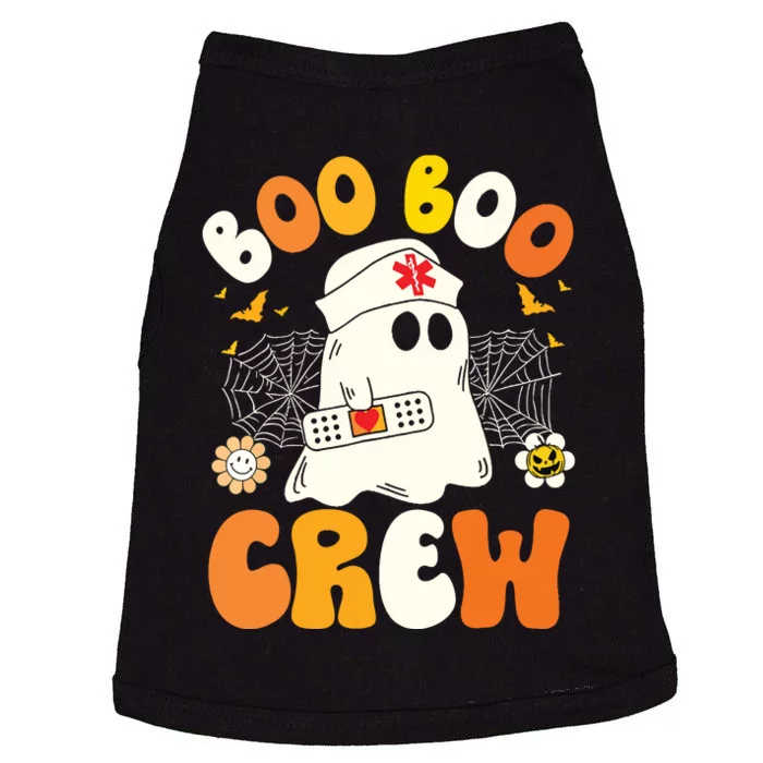 Groovy Boo Boo Crew Nurse Funny Ghost Halloween Nurse Doggie Tank