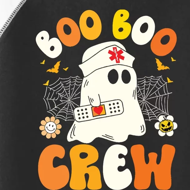 Groovy Boo Boo Crew Nurse Funny Ghost Halloween Nurse Toddler Fine Jersey T-Shirt