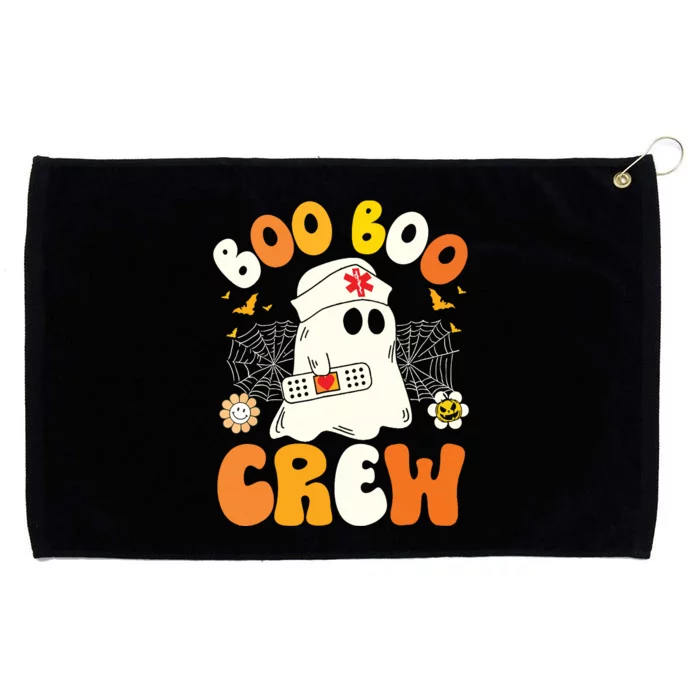 Groovy Boo Boo Crew Nurse Funny Ghost Halloween Nurse Grommeted Golf Towel