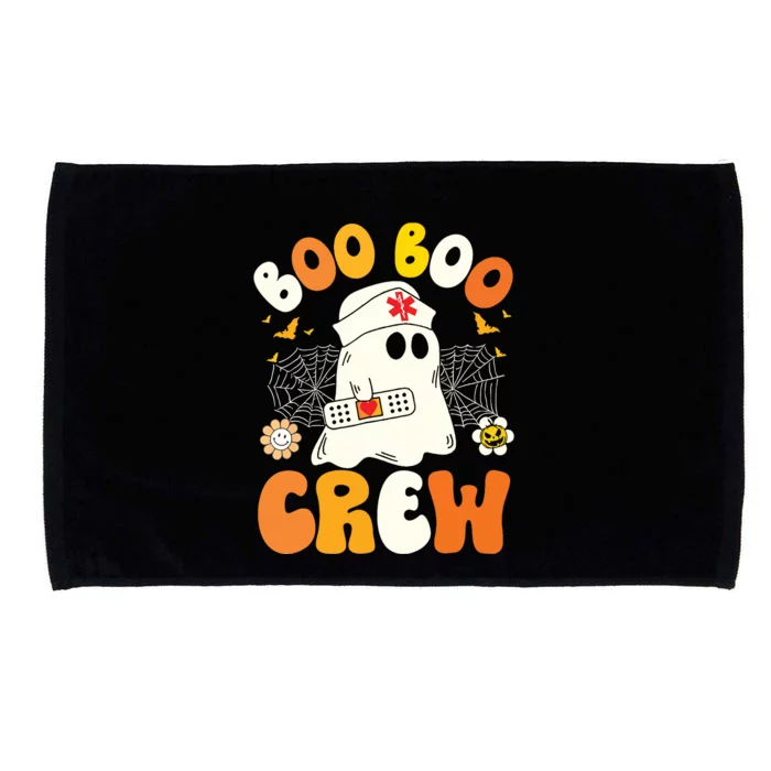 Groovy Boo Boo Crew Nurse Funny Ghost Halloween Nurse Microfiber Hand Towel