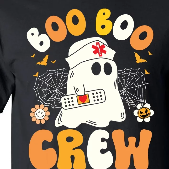 Groovy Boo Boo Crew Nurse Ghost Halloween Funny Nursing Gift Tall T-Shirt