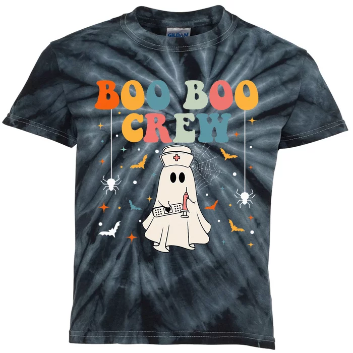 Groovy Boo Boo Crew For Cna Er Rn Lpn Kids Tie-Dye T-Shirt