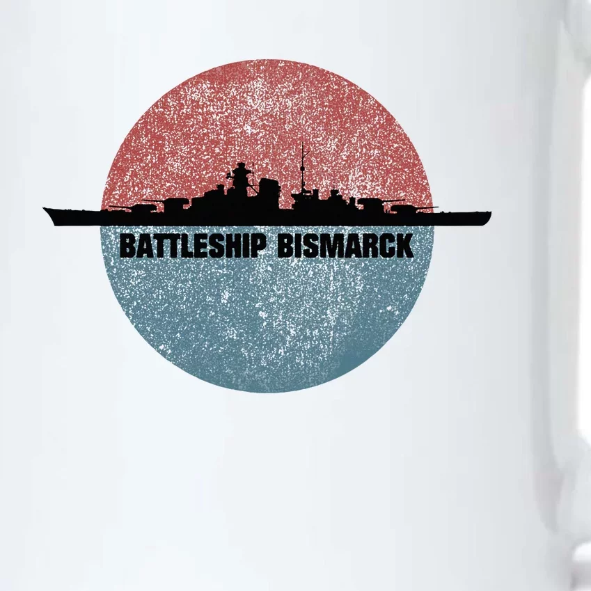 German Battleship Bismarck Ww2 Ship Black Color Changing Mug