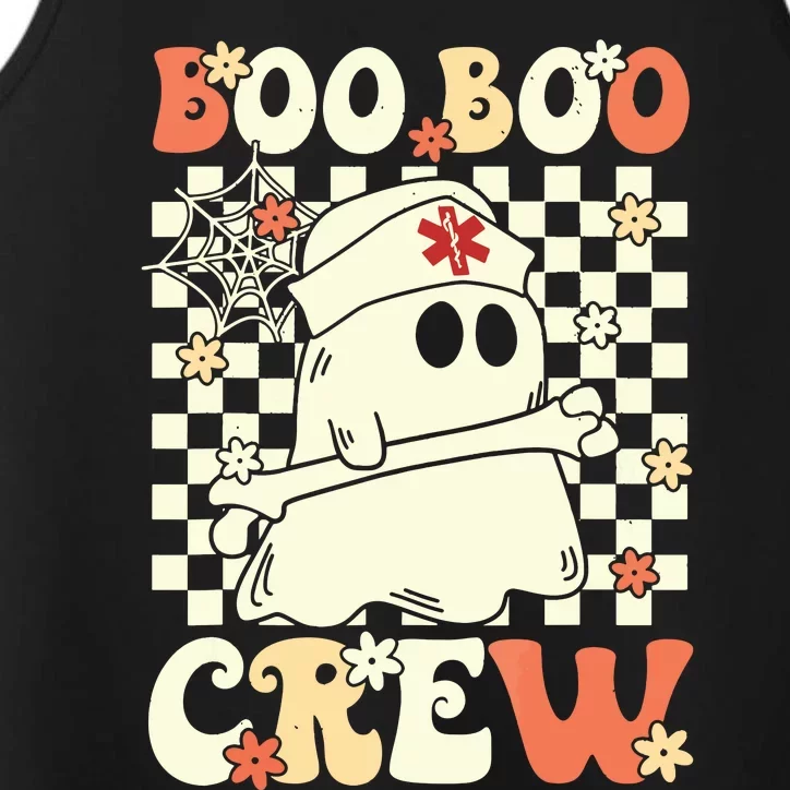 Groovy Boo Boo Crew Nurse Ghost Paramedic Emt Ems Halloween Performance Tank