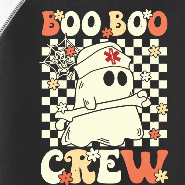 Groovy Boo Boo Crew Nurse Ghost Paramedic Emt Ems Halloween Toddler Fine Jersey T-Shirt