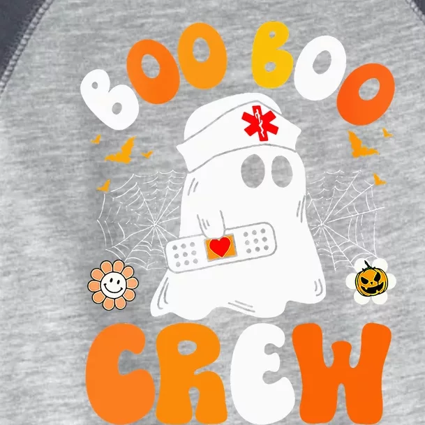 Groovy Boo Boo Crew Nurse Funny Ghost Halloween Nurse Toddler Fine Jersey T-Shirt