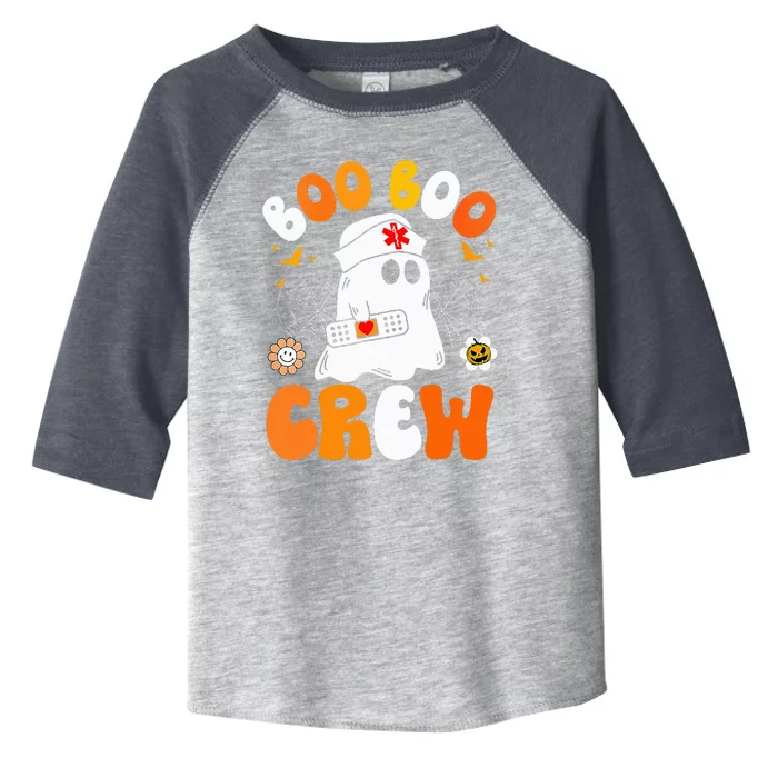 Groovy Boo Boo Crew Nurse Funny Ghost Halloween Nurse Toddler Fine Jersey T-Shirt