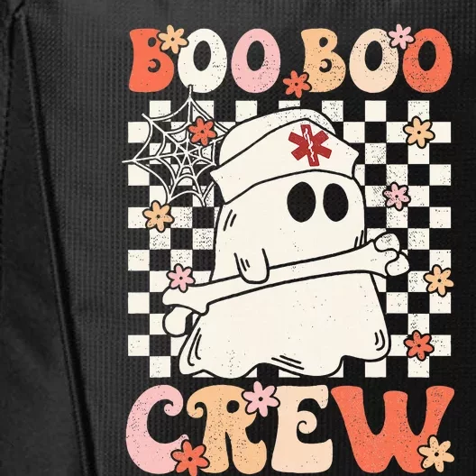 Groovy Boo Boo Crew Nurse Ghost Paramedic EMT EMS Halloween City Backpack