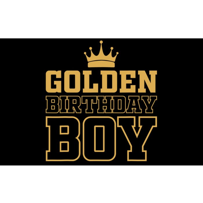 Golden Birthday Boy Birthday Party Decoration Bday Bumper Sticker