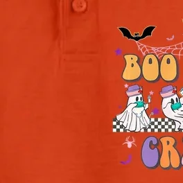 Groovy Boo Boo Crew Nurse Halloween Ghost Spooky Season Gift Dry Zone Grid Performance Polo