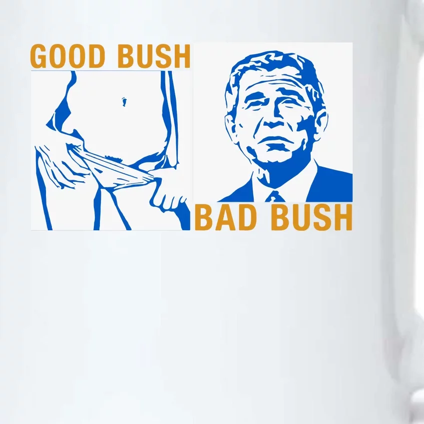 Good Bush Bad Bush Black Color Changing Mug