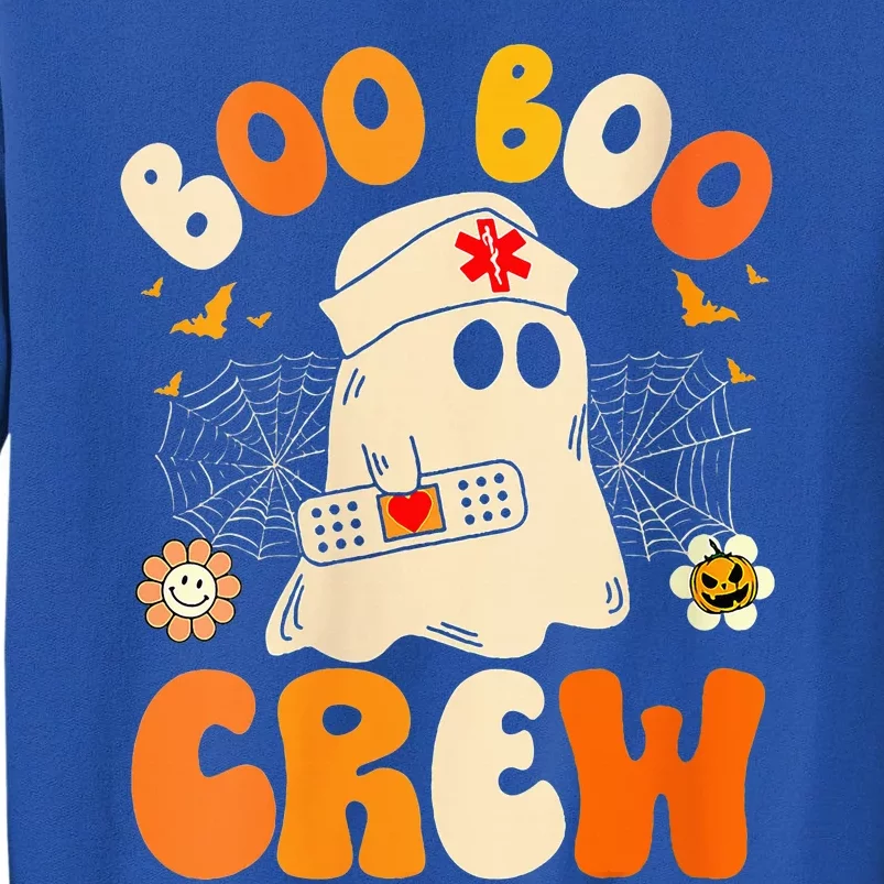 Groovy Boo Boo Crew Nurse Funny Ghost Halloween Nurse Sweatshirt