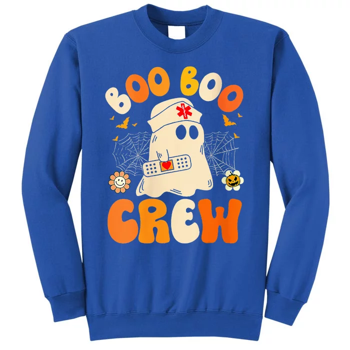 Groovy Boo Boo Crew Nurse Funny Ghost Halloween Nurse Sweatshirt