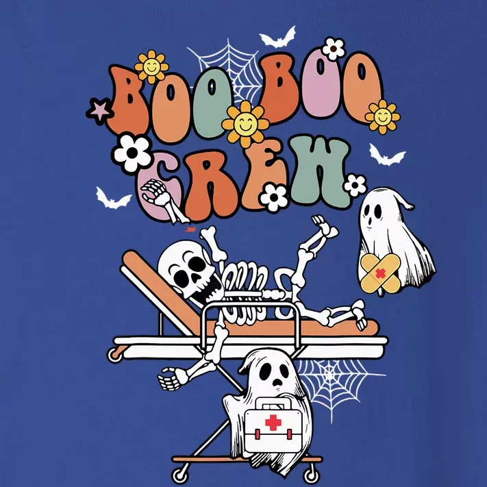 Groovy Boo Boo Crew Cute Ghost Skeleton Halloween Nurse Gift Toddler Long Sleeve Shirt