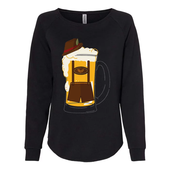 German Beer Bier Stein Funny Beer Fall Festival Beer Drinker Womens California Wash Sweatshirt