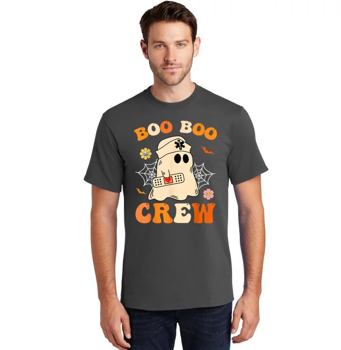 Groovy Boo Boo Crew Nurse Funny Ghost Halloween Nurse Tall T-Shirt