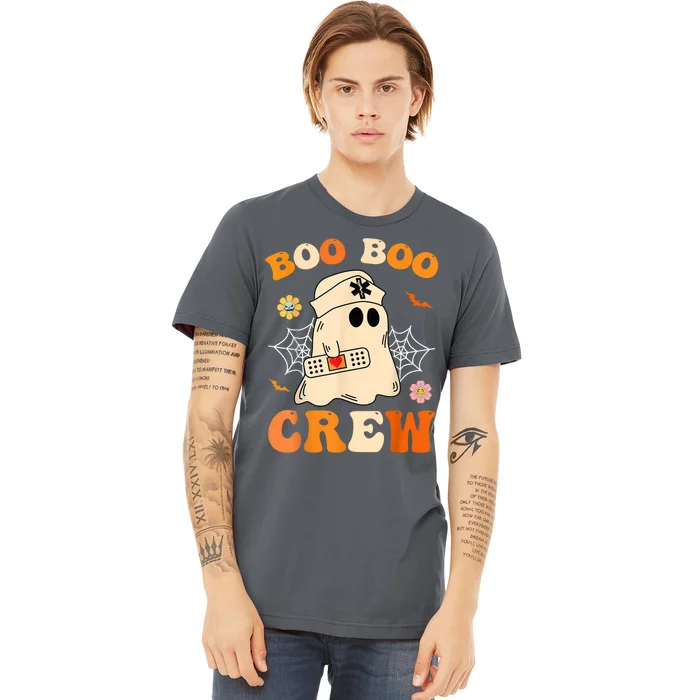 Groovy Boo Boo Crew Nurse Funny Ghost Halloween Nurse Premium T-Shirt