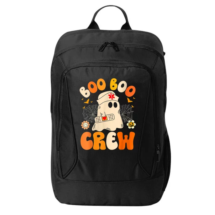 Groovy Boo Boo Crew Nurse Funny Ghost Women Halloween Nurse City Backpack