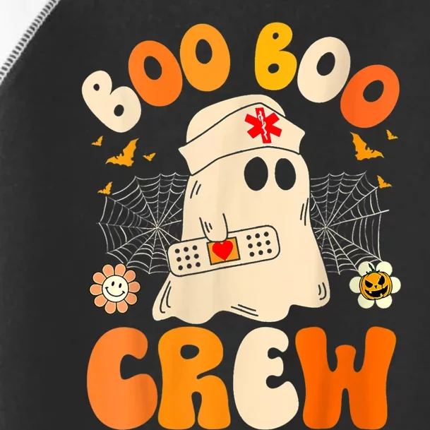 Groovy Boo Boo Crew Nurse Funny Ghost Women Halloween Nurse Toddler Fine Jersey T-Shirt