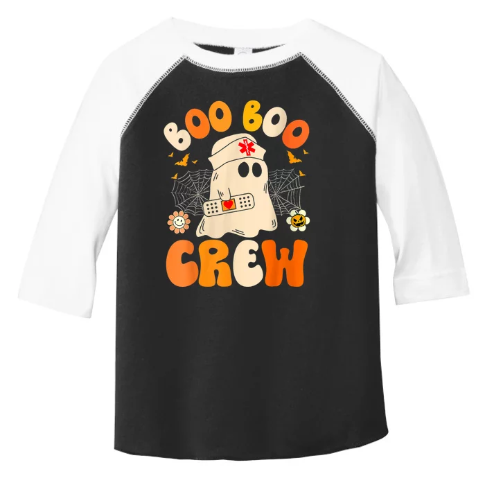 Groovy Boo Boo Crew Nurse Funny Ghost Women Halloween Nurse Toddler Fine Jersey T-Shirt