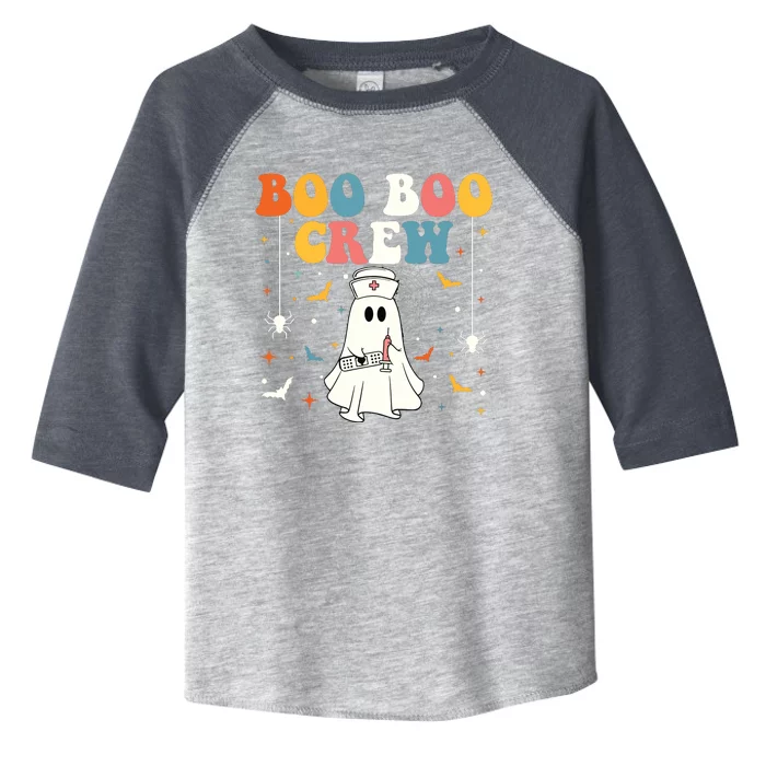 Groovy Boo Boo Crew For Cna Er Rn Lpn Funny Halloween Nurse Toddler Fine Jersey T-Shirt