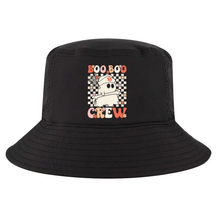 Groovy Boo Boo Crew Nurse Ghost Paramedic Emt Ems Halloween Cool Comfort Performance Bucket Hat