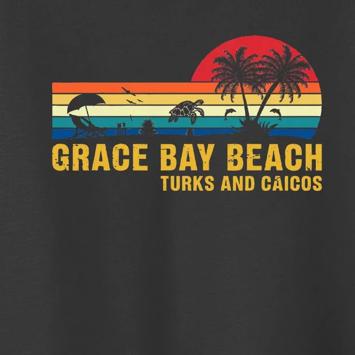 Grace Bay Beach Turks & Caicos Sea Turtle Toddler T-Shirt