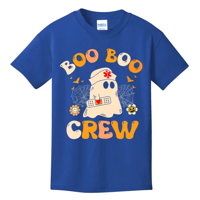 Groovy Boo Boo Crew Nurse Funny Ghost Halloween Nurse Gift Kids T-Shirt