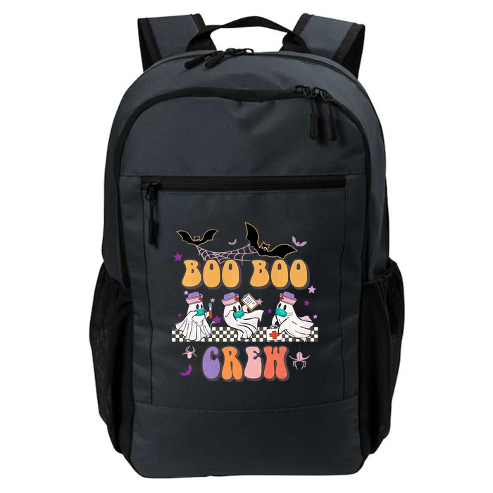 Groovy Boo Boo Crew Nurse Halloween Ghost Spooky Season Gift Daily Commute Backpack