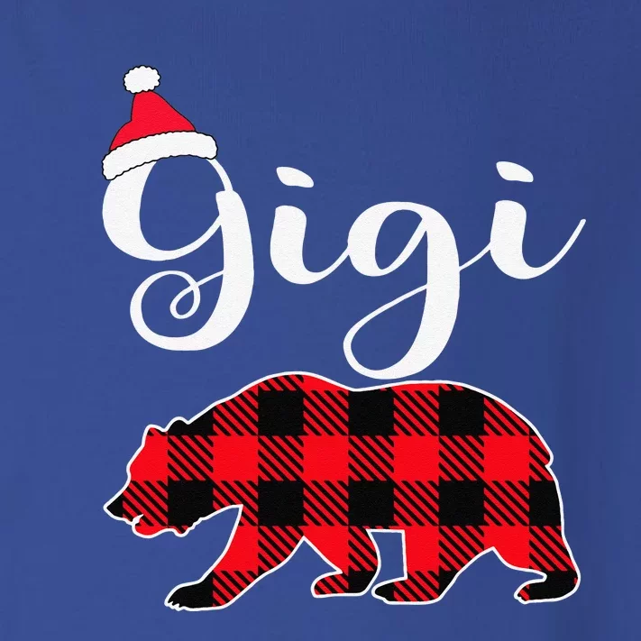 Gigi Bear Buffalo Red Plaid Christmas Pajama Family Gifts Toddler Long Sleeve Shirt