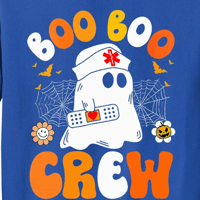 Groovy Boo Boo Crew Nurse Funny Ghost Halloween Nurse Tall Sweatshirt