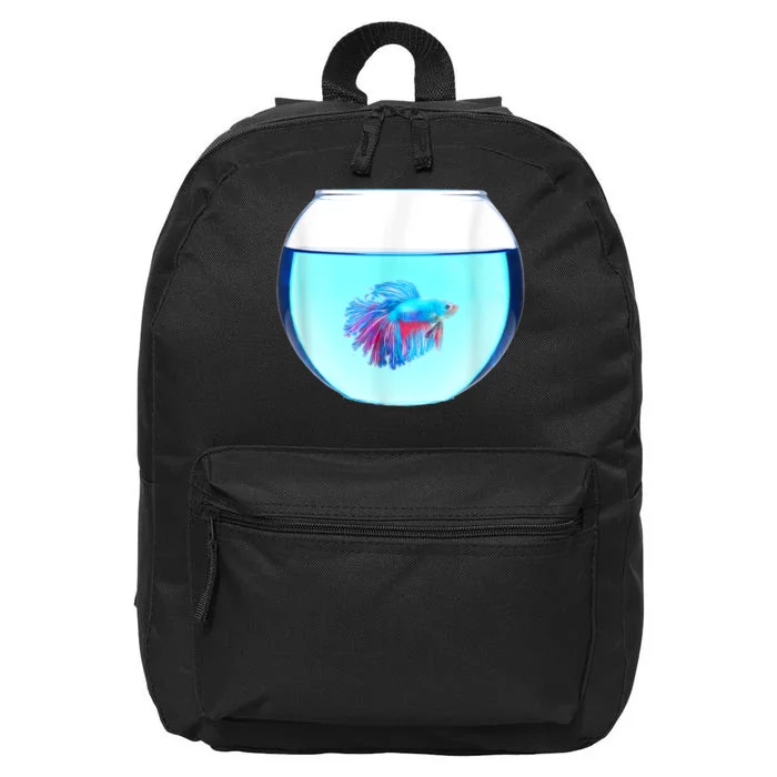 Glass Bowl Betta Fish 16 in Basic Backpack