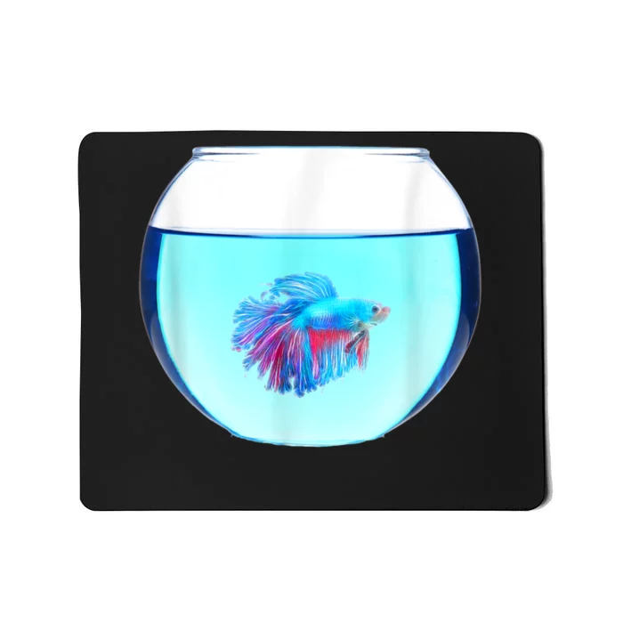 Glass Bowl Betta Fish Mousepad