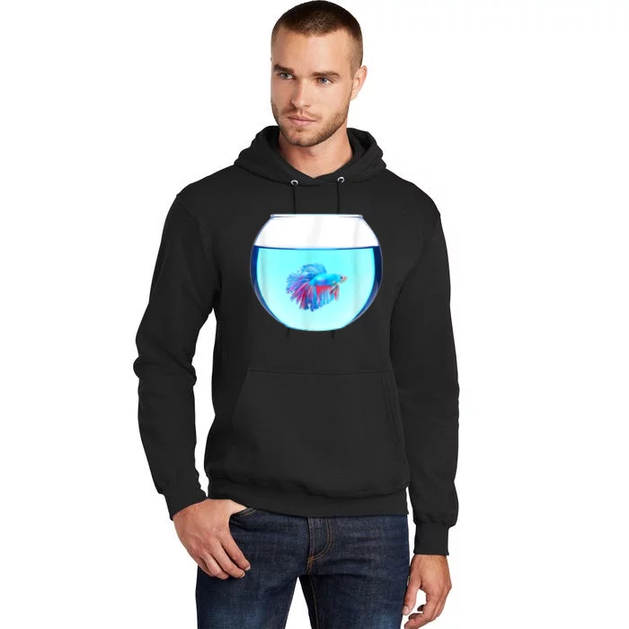 Glass Bowl Betta Fish Tall Hoodie