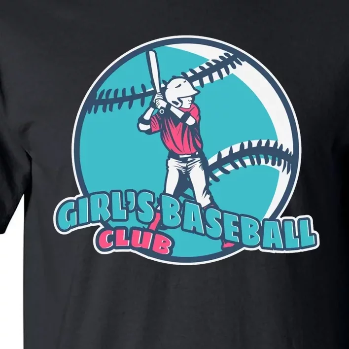 Girls Baseball Club Tall T-Shirt