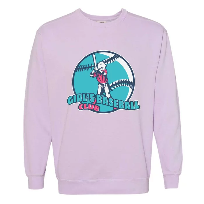 Girls Baseball Club Garment-Dyed Sweatshirt