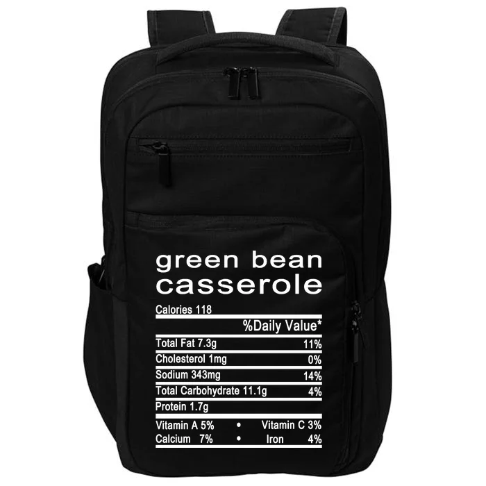 Green Bean Casserole Nutrition Facts Label Impact Tech Backpack